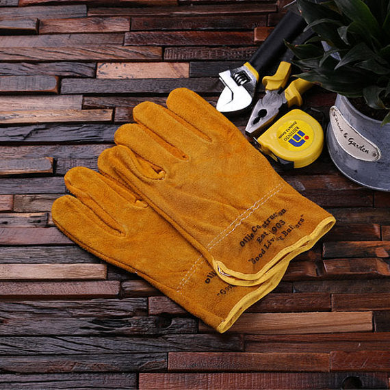 Personalized Suede Multipurpose Gloves