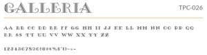 All Capital Fonts