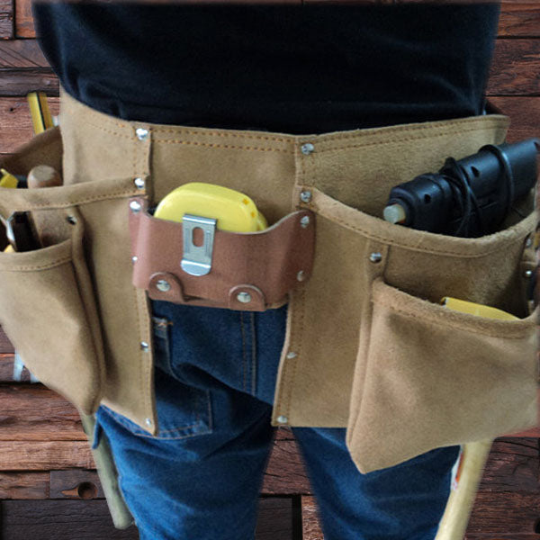 Personalized Engraved Suede Tool Belt