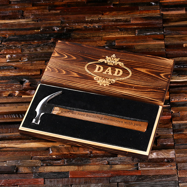 Personalized Hammer with Engraved Wood Box