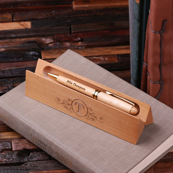 Wood Personalized Pens  My Metal Business Card